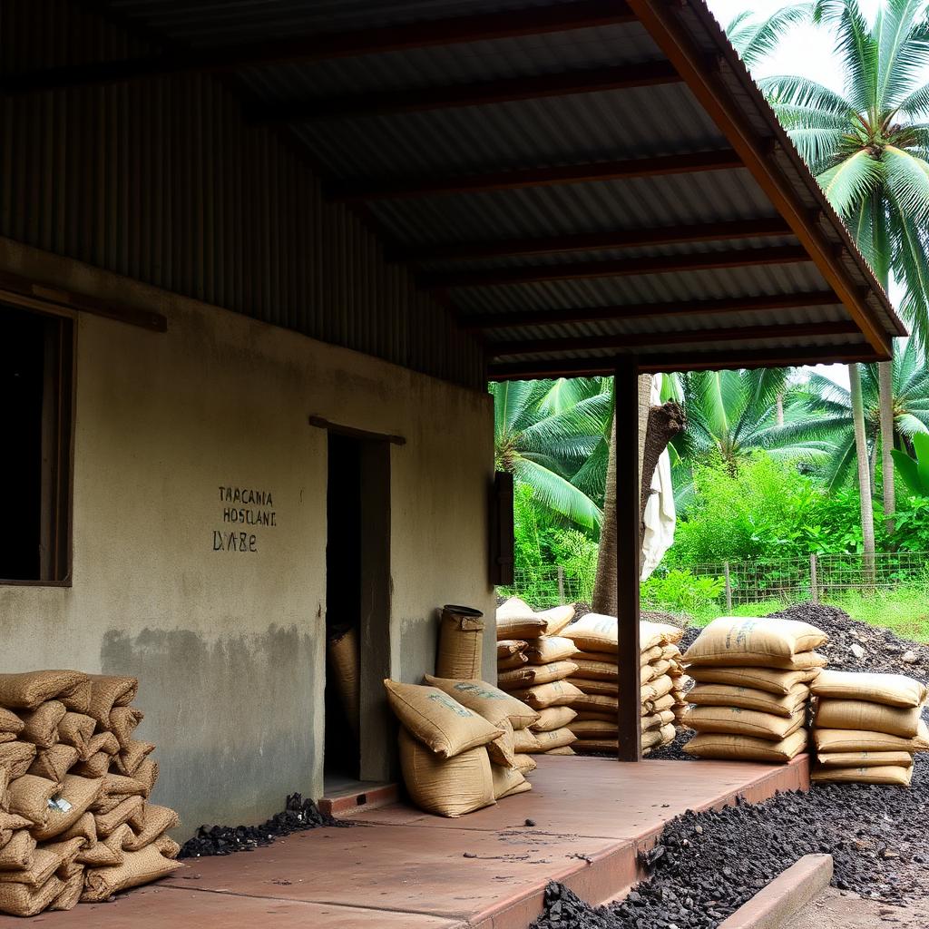 Pabrik arang batok kelapa PT Coconut Shell Charcoal Indonesia di Magelang, Jawa Tengah